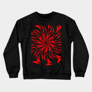 Red mandala art Crewneck Sweatshirt